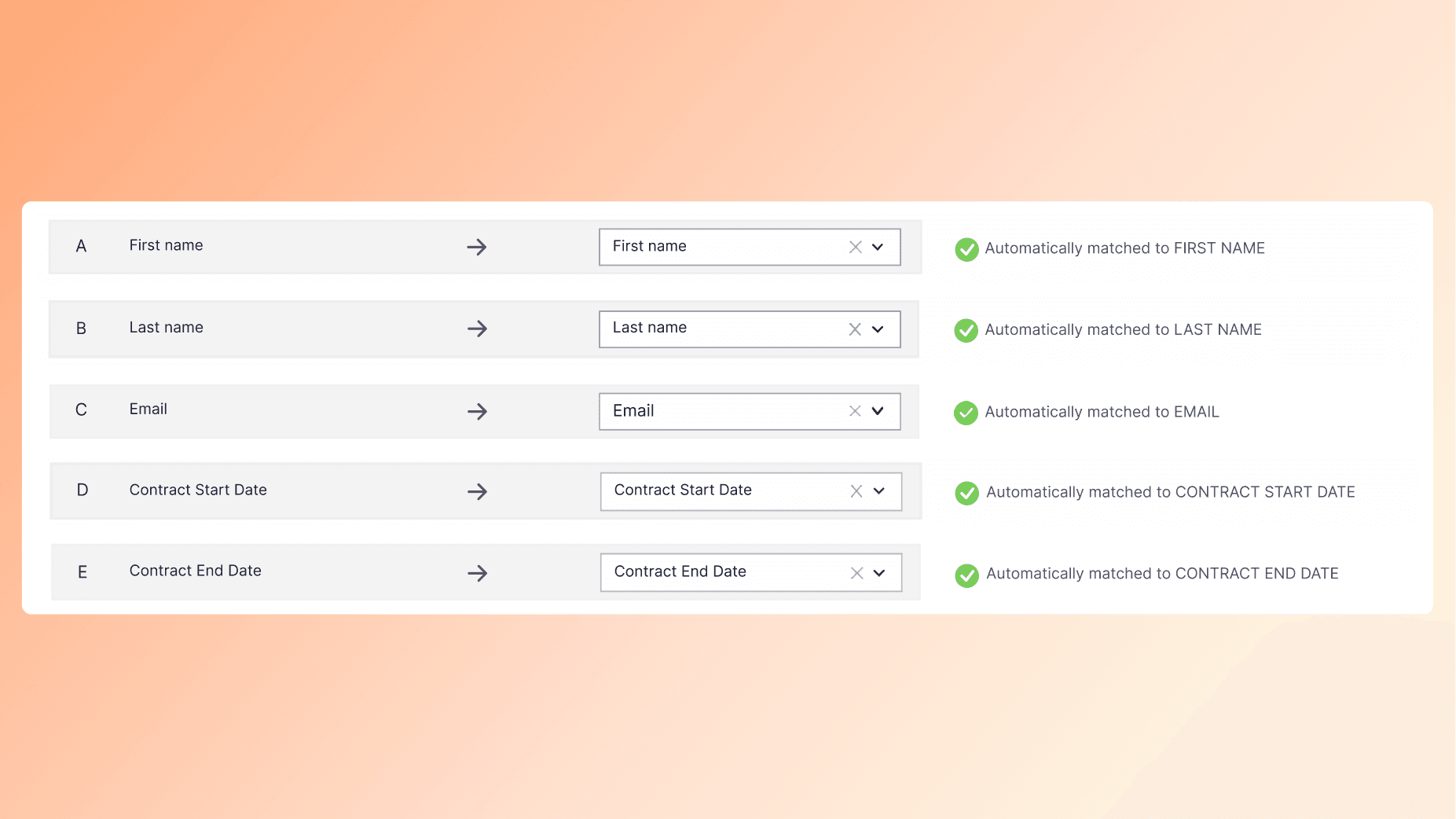 Importa i dipendenti in Factorial