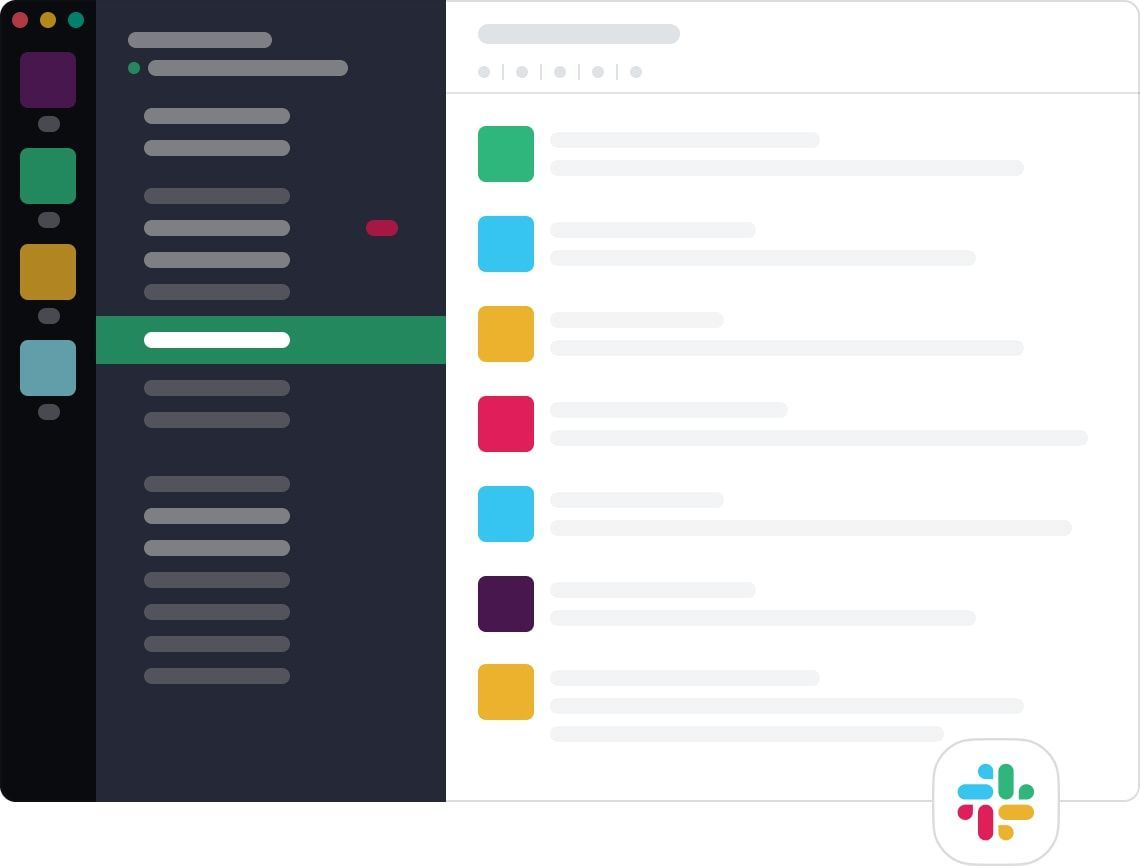 integra slack con factorial