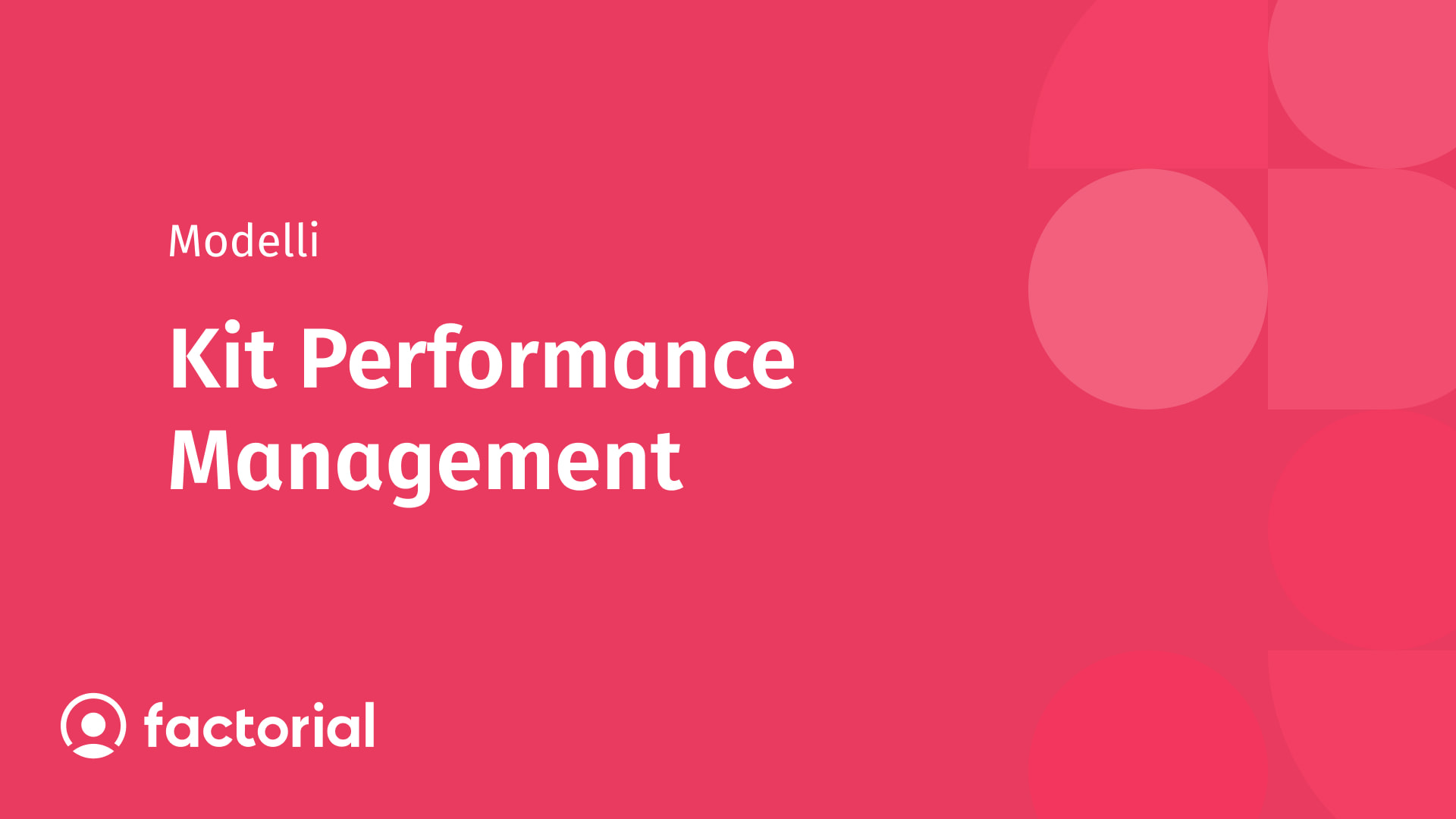 Kit Performance Management