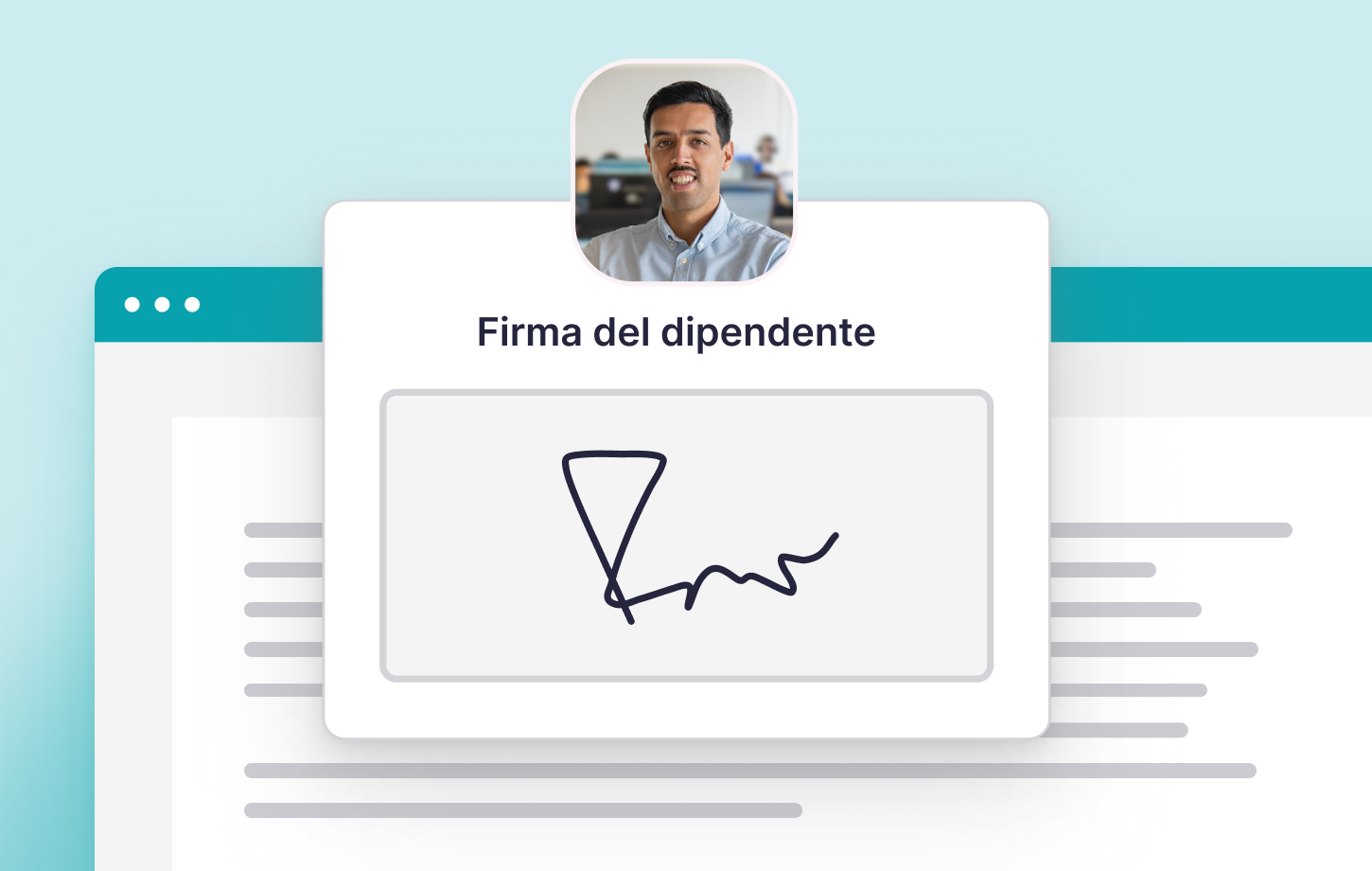 Gestione finanziera con la firma elettronica