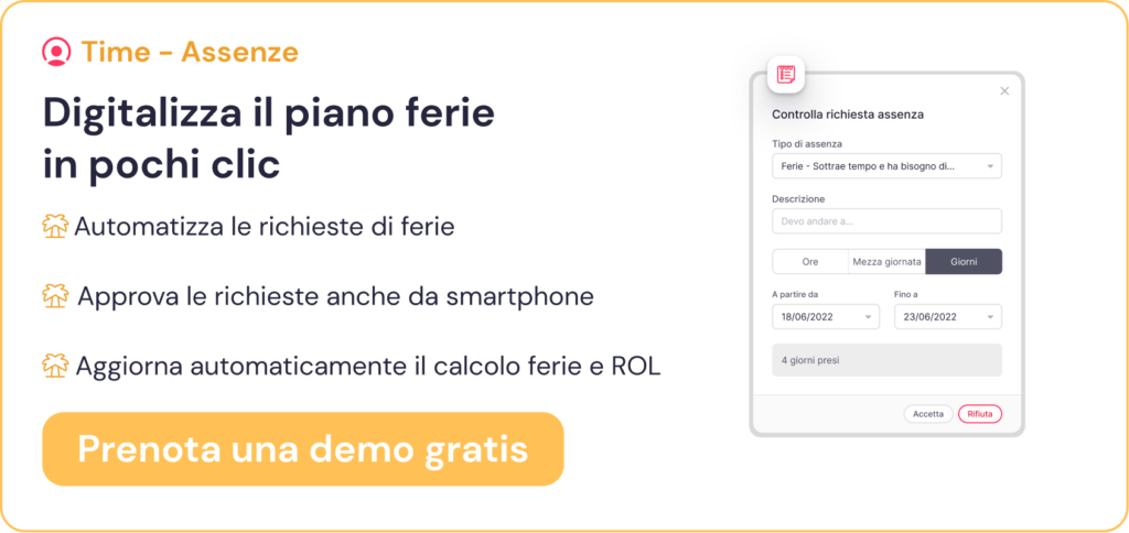 Gestisci il piano ferie e le ferie non godute con Factorial