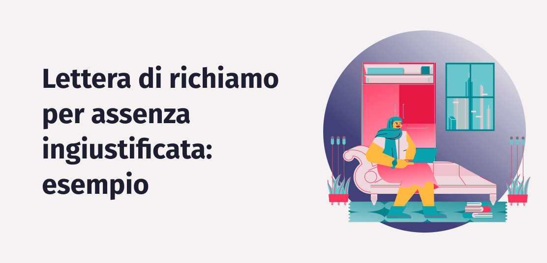 Lettera di richiamo per assenza ingiustificata: esempio