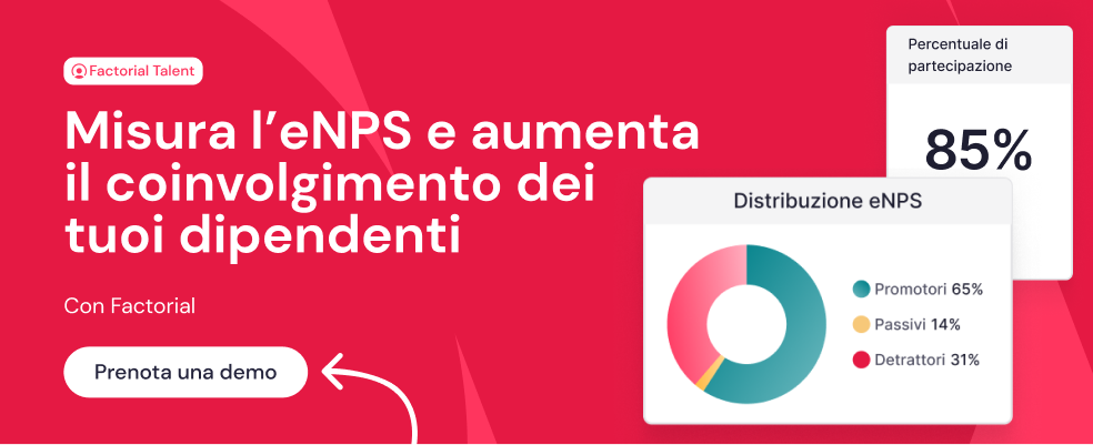 Misura l'eNPS con Factorial per migliorare l'employee engagement