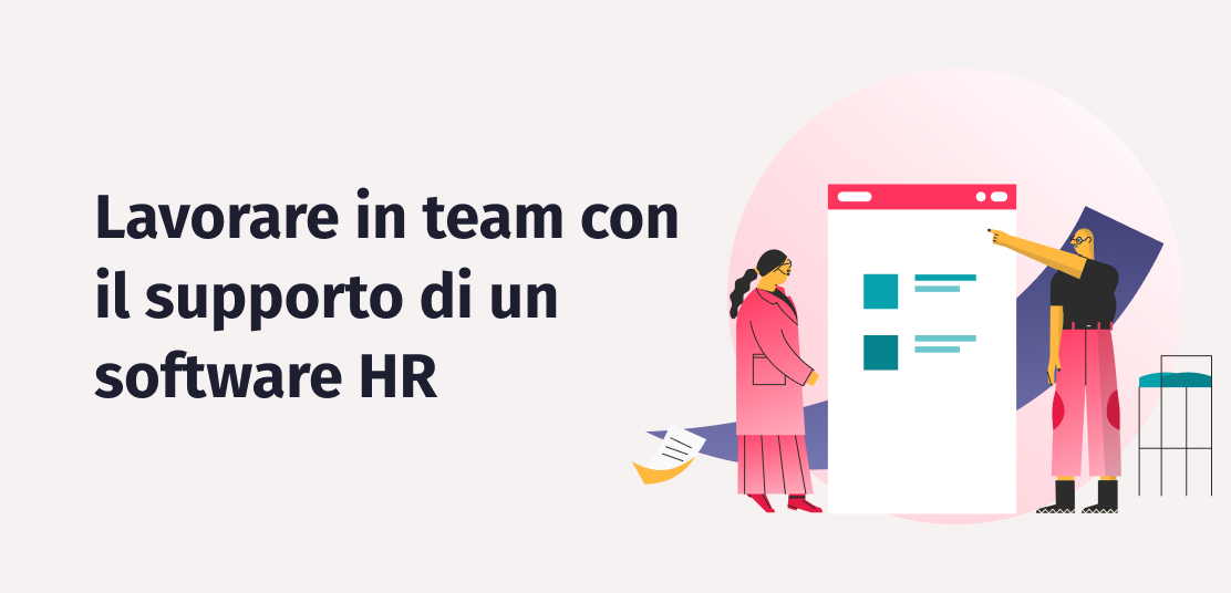 Lavorare in team con il supporto di un software HR