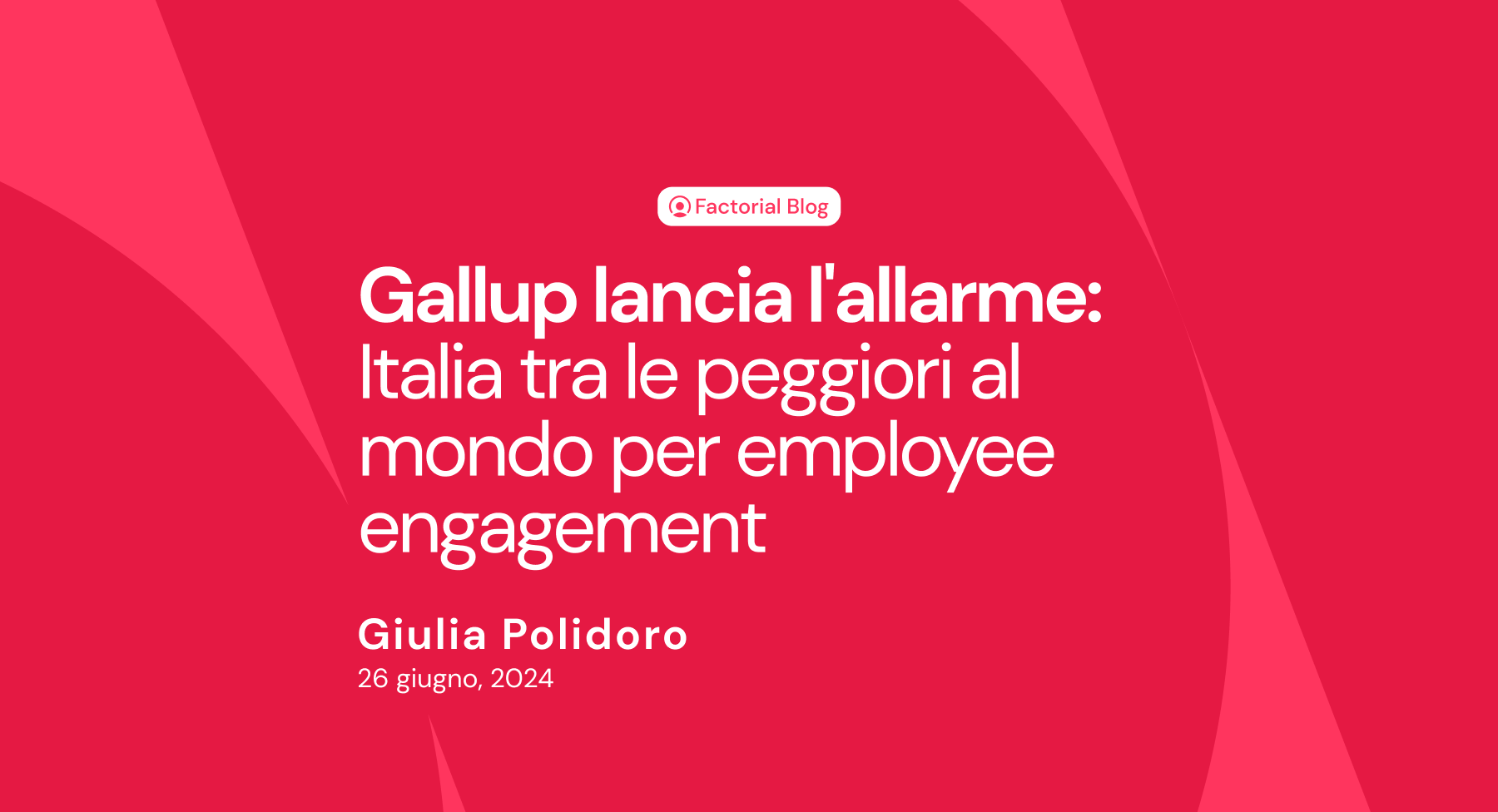 Gallup lancia l'allarme: Italia tra le peggiori al mondo per employee engagement