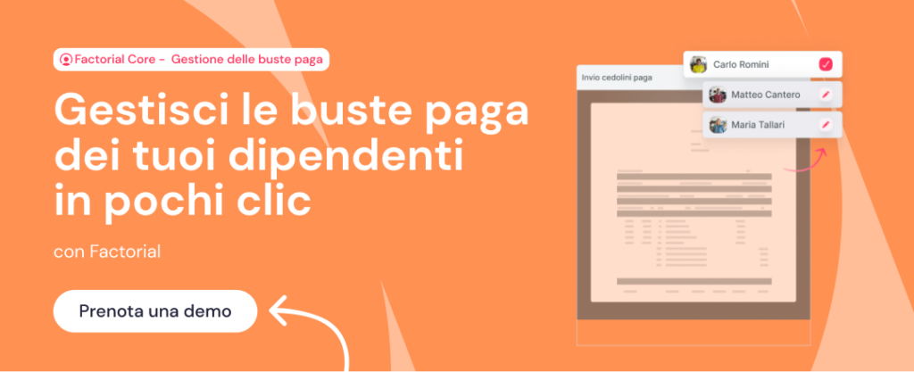 Gestisci, per esempio, la busta paga di un contratto a chiamata con Factorial