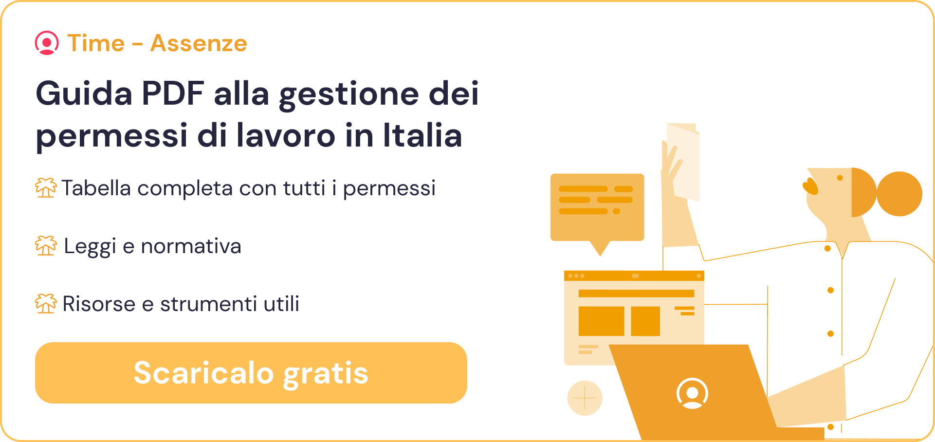 Scarica gratis la guida PDF alla gestione dei permessi di lavoro in Italia