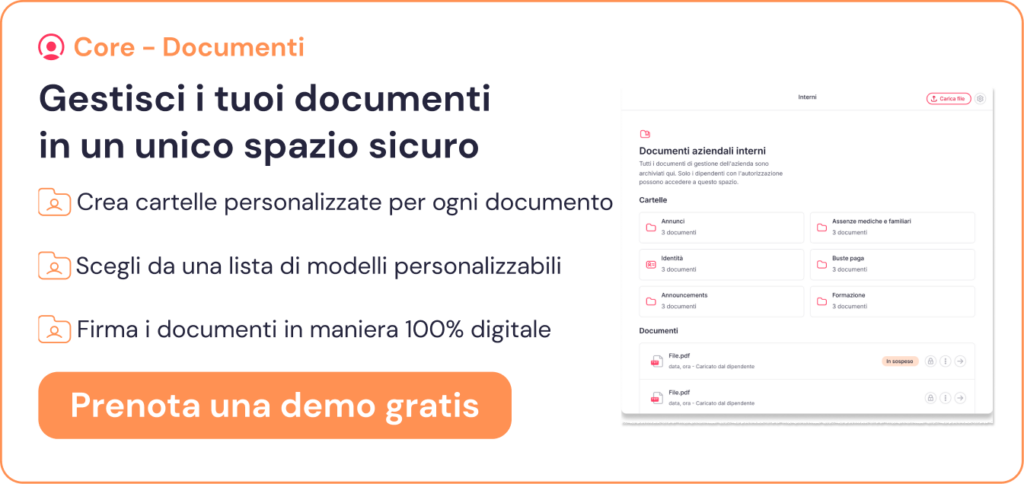 Gestisci il certificato di idoneità e tutti i documenti aziendali con Factorial