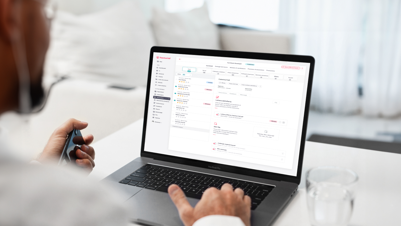 Software di recruiting automation di Factorial 