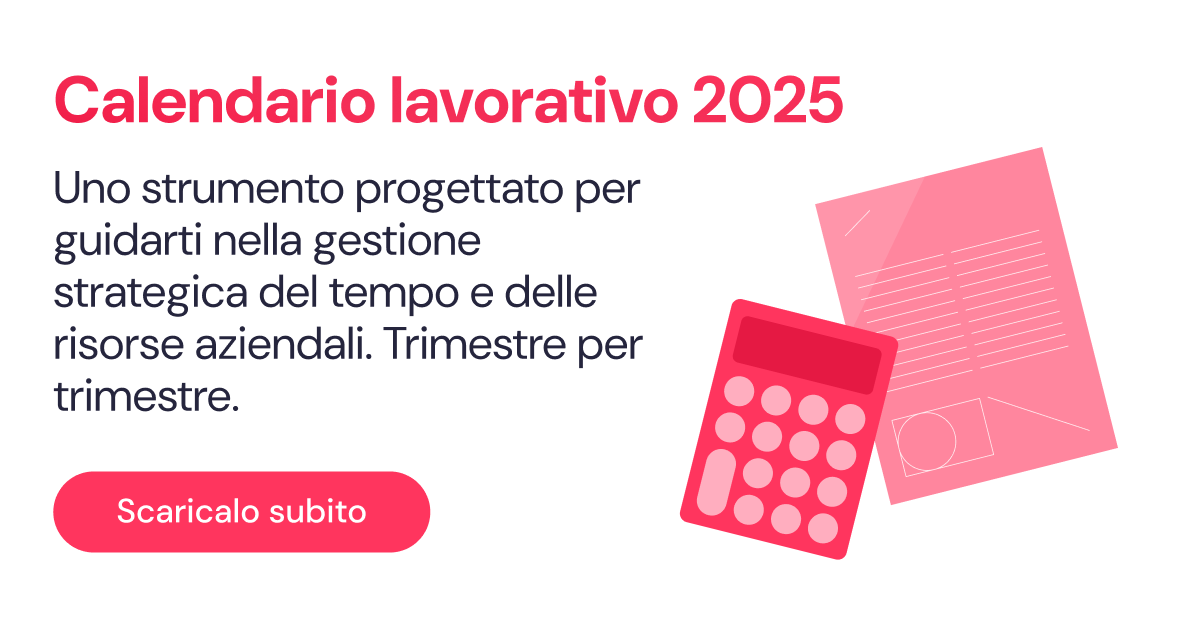 Scarica il calendario lavorativo 2025 di Factorial