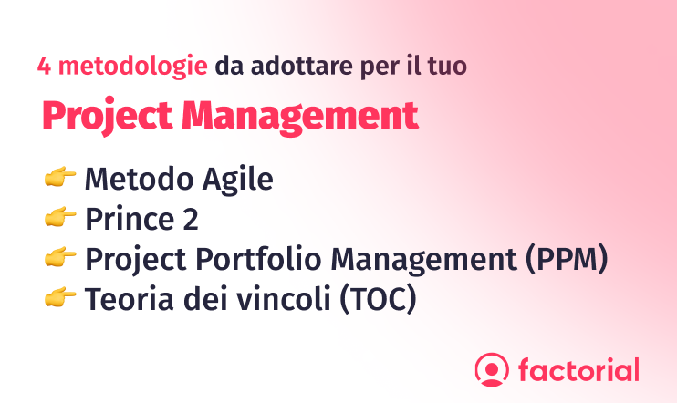 Le metodologie di Project Management