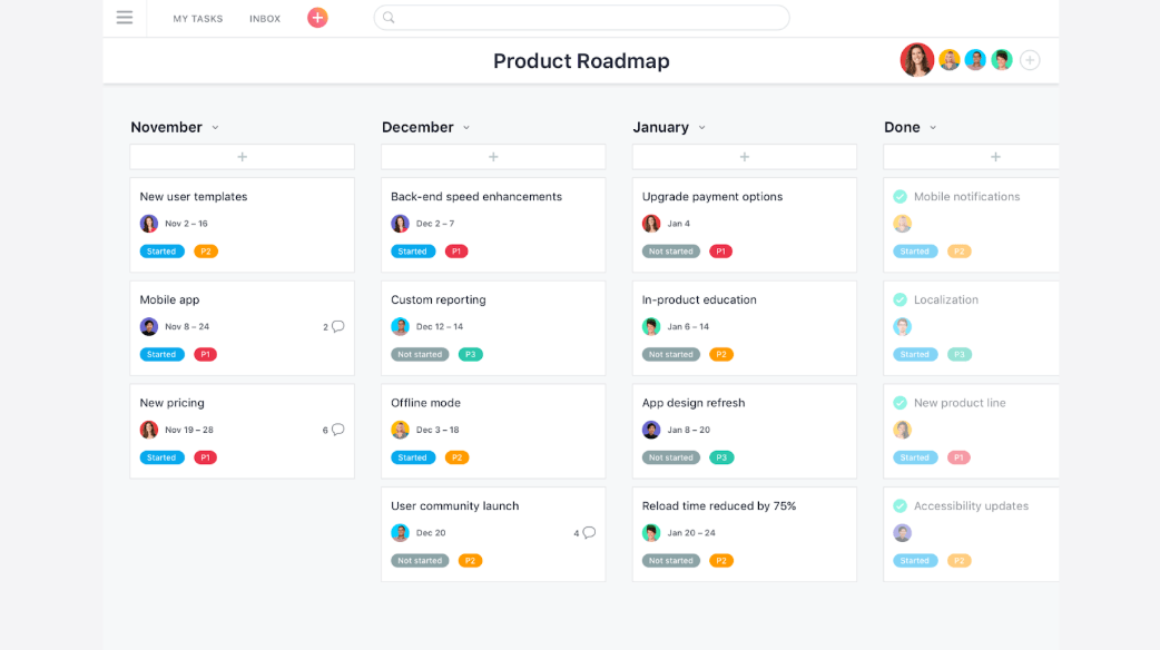 Gestisci le attività con Asana