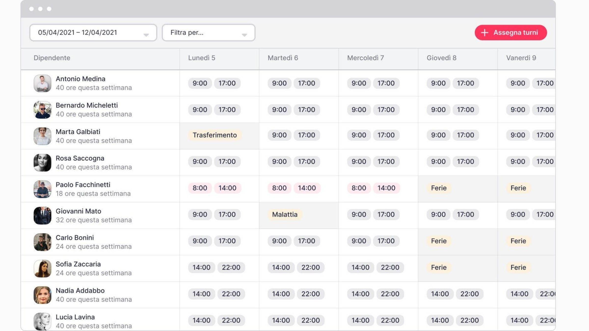 Il software di gestione delle commesse di Factorial