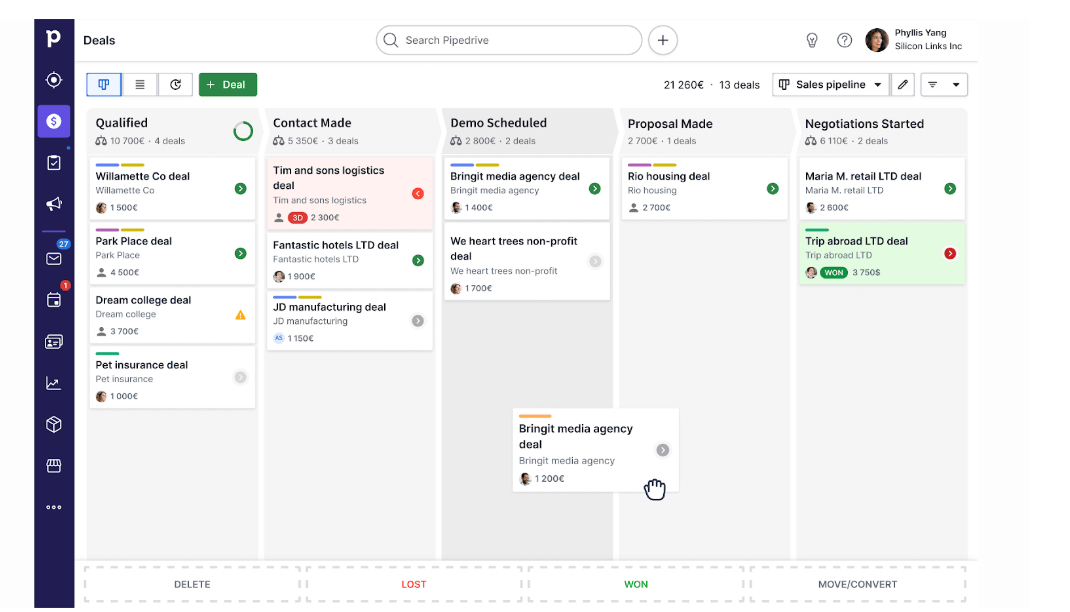 Il Software gestione clienti di Zoho