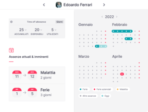 software ferie factorial