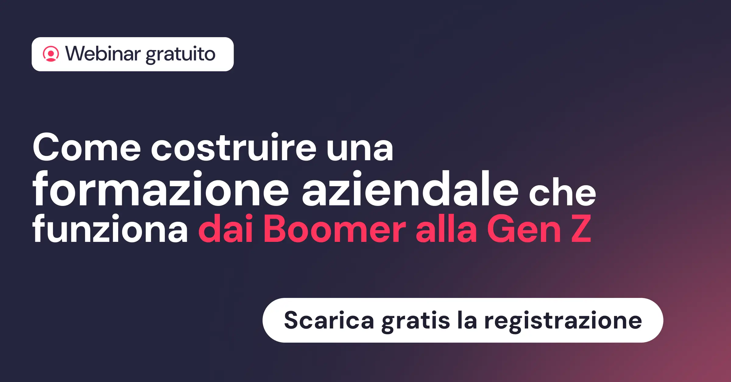 Il webinar sulla formazione di Factorial