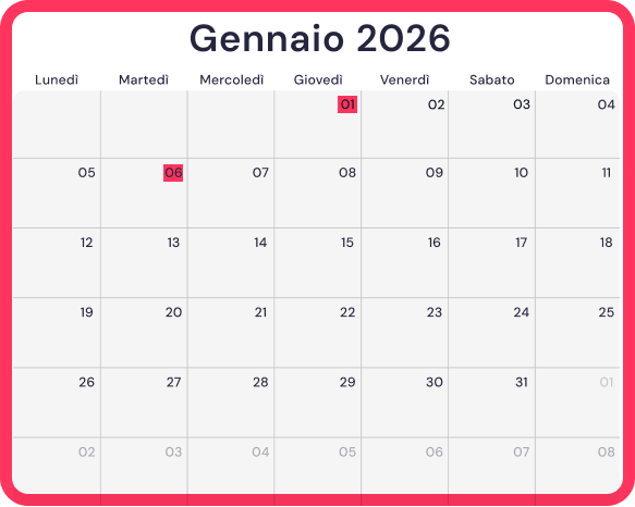 Scarica il file di Gennaio 2026 con Factorial