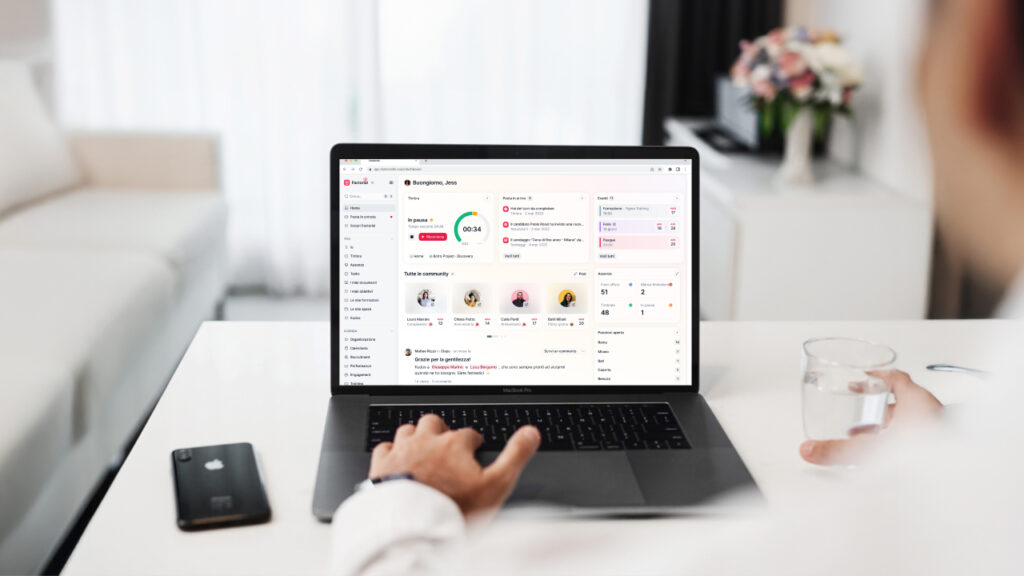 Schermata di Factorial